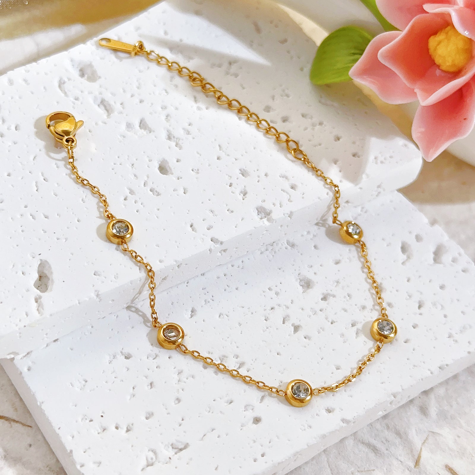 Bracelets - Small Stones Chain